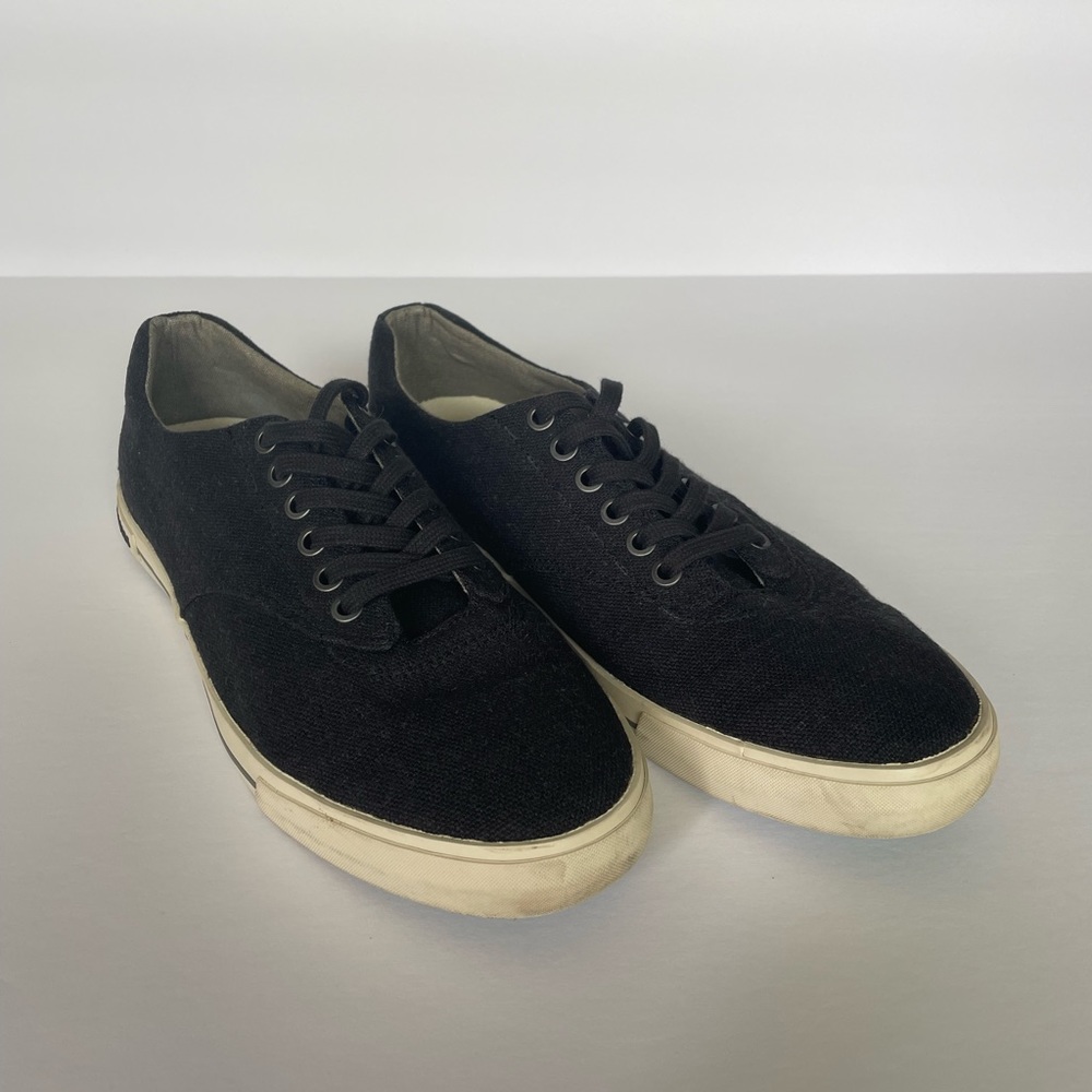 SeaVees men’s Hermosa sneaker - black canvass (size 9.5)